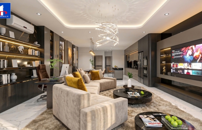 Thiết Kế Nội Thất Căn 04 - Đường số 10 - KĐT Vạn Phúc